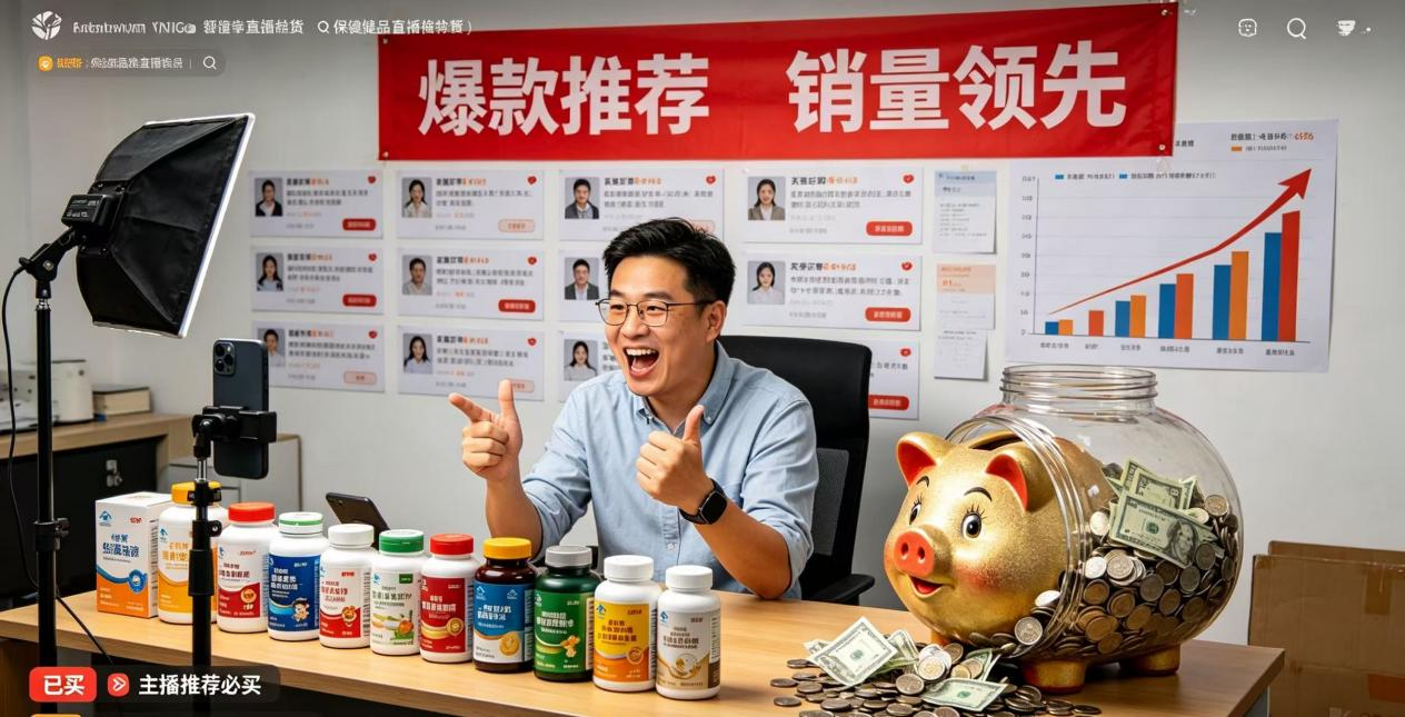 白牌变进口、香精变神药，主播强推的保健品翻车责任在谁？