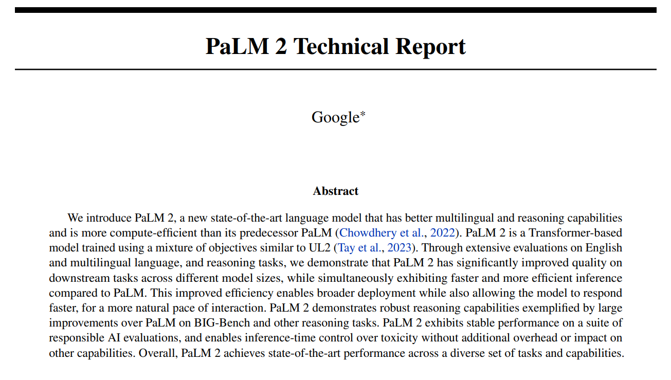 谷歌最强大模型PaLM 2超越GPT-4？谷歌背水一战，胜负难分！