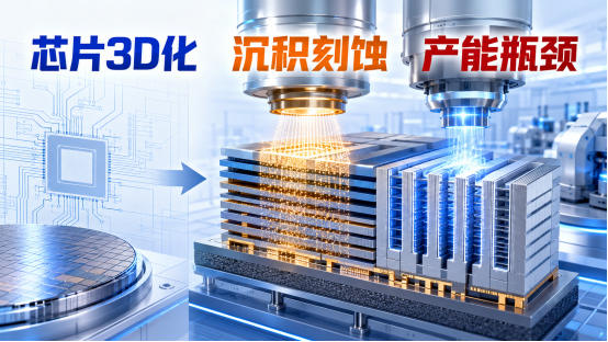 分析丨芯片3D化提速，沉积刻蚀为何比光刻更紧缺？