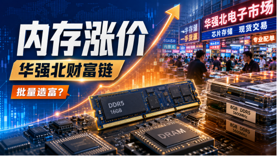 分析丨内存涨价背后的财富链，华强北商家靠什么批量造富？
