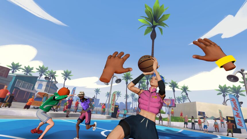 玩家超100万，VR篮球游戏《Blacktop Hoops》上线三大平台