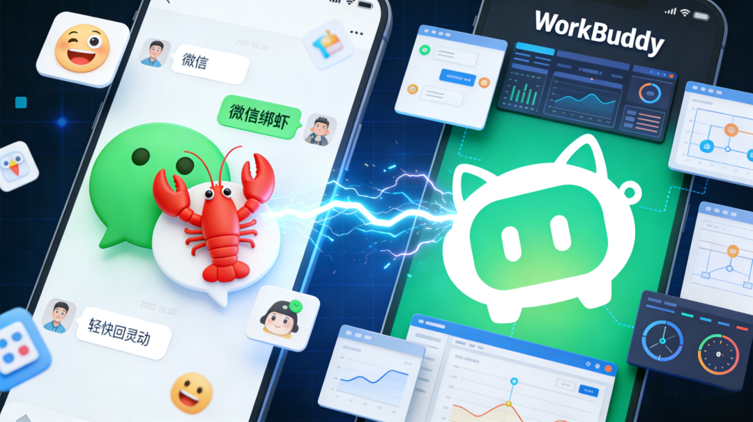 微信绑虾还是WorkBuddy最强！一圈下来打工人开启爽文模式