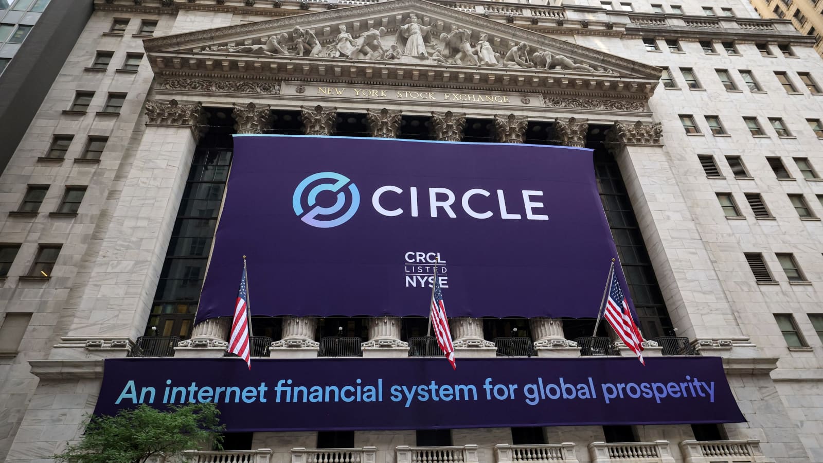 稳定币「第一股」Circle 美国 IPO 首日开盘涨 122%，收涨近 170%