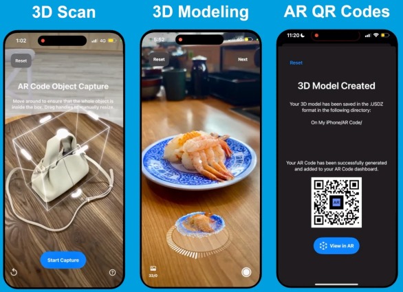 3D扫描工具AR Code Object Capture宣布在更多平台推出