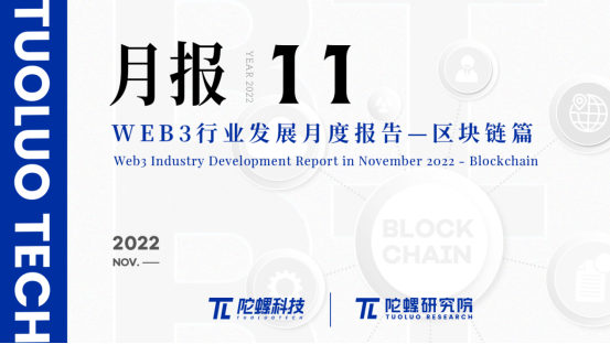 2022 年 11 月 Web3 行业月度发展报告区块链篇 | 陀螺科技会员专享